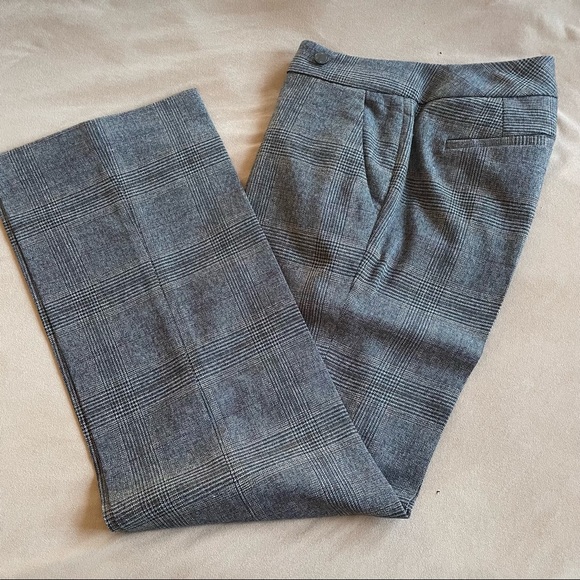 Calvin Klein Women’s Suit Trousers - Blown Plaid, Size 2P - Picture 4 of 6